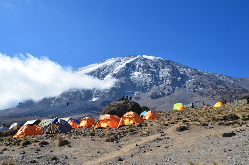 The Kili Crew tents