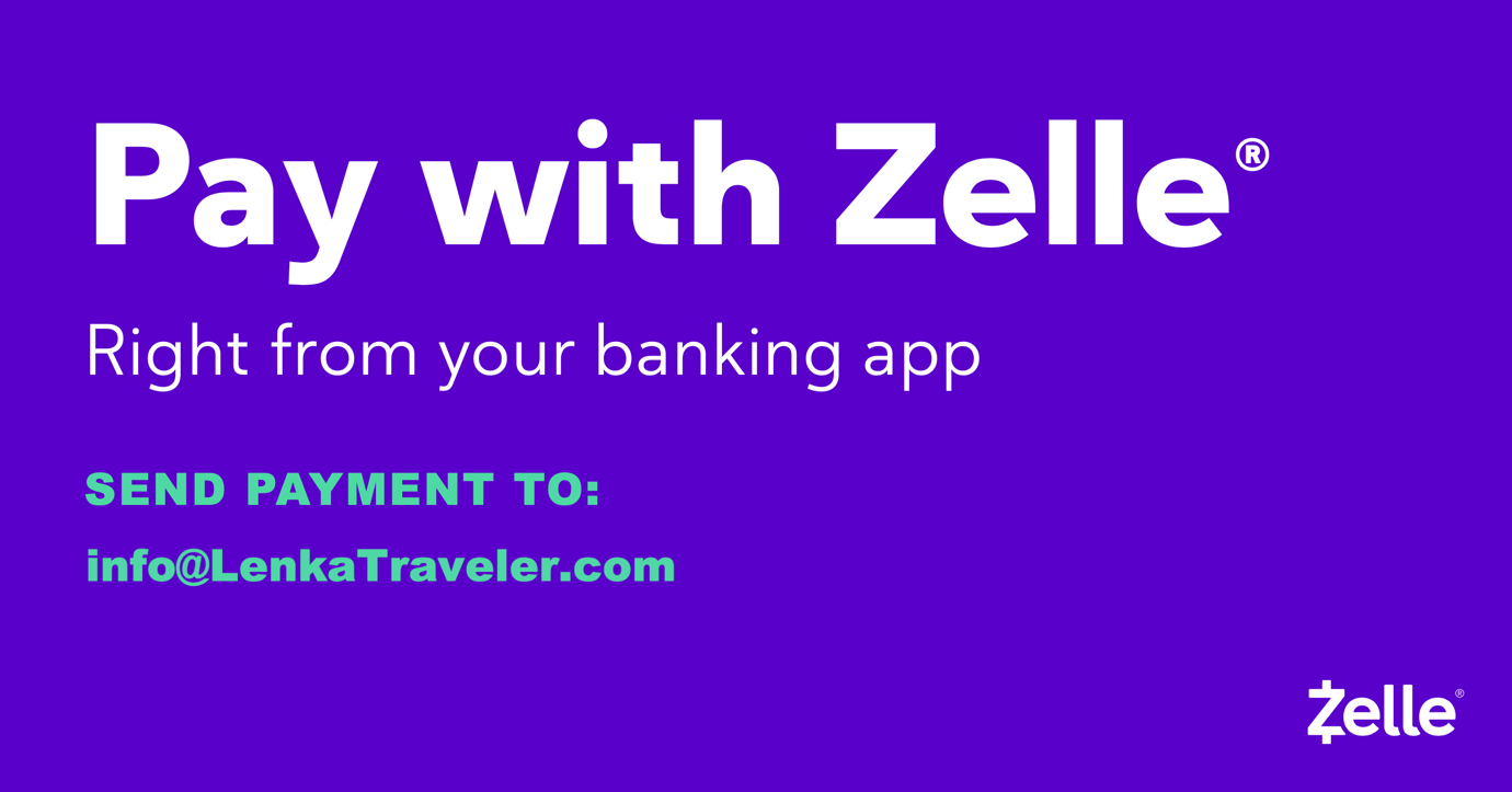 Zelle payment info